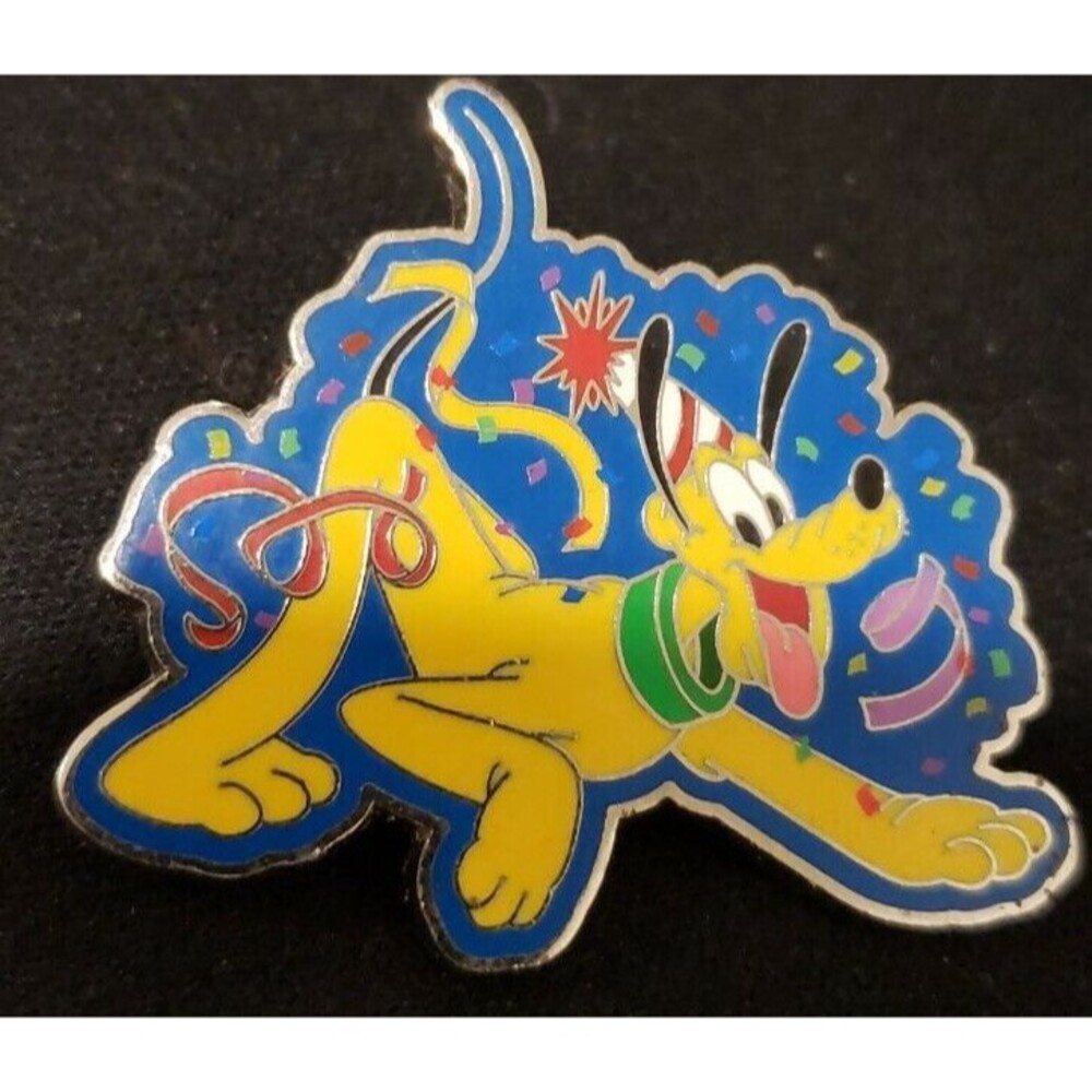 Walt Disney World Pin 50482 WDW 35th Anniversary Starter Pluto Dog‎ Confetti